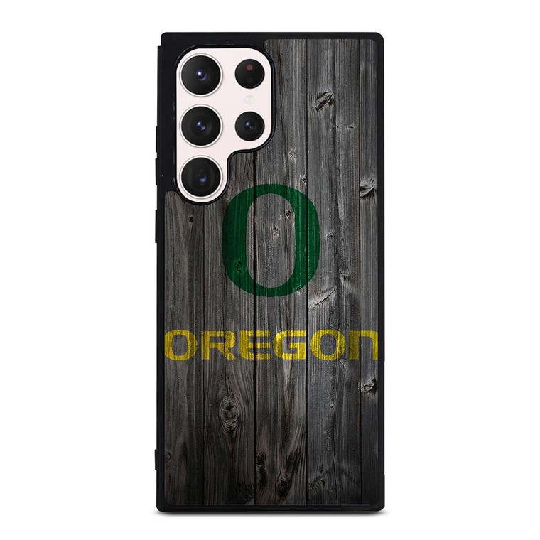 WOODEN LOGO OREGON DUCKS Samsung Galaxy S23 Ultra Case