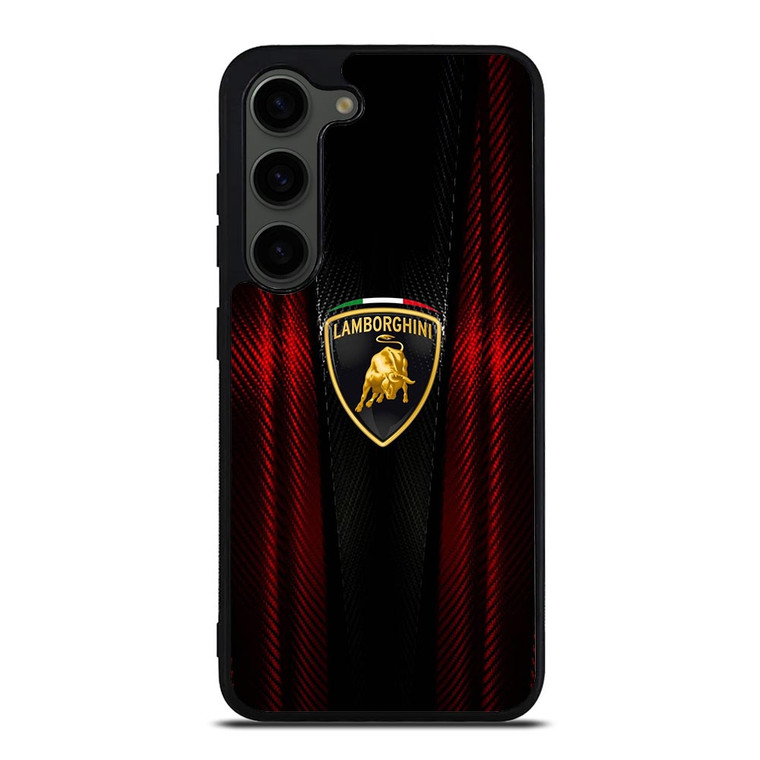 LAMBORGHINI RED CARBON Samsung Galaxy S23 Plus Case