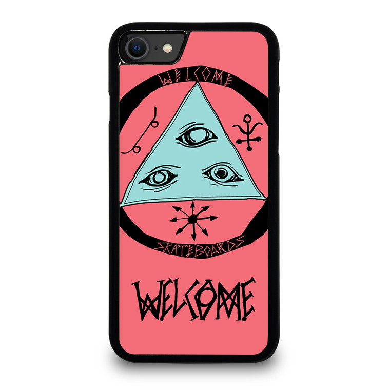 WELCOME SKATEBOARDS LOGO PINK iPhone SE 2020 Case WELCOME SKATEBOARDS LOGO PINK iPhone SE 2020 Case
