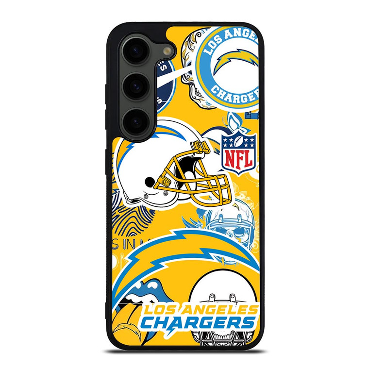 LOS ANGELES CHARGERS NFL STICKER BOMB Samsung Galaxy S23 Plus Case