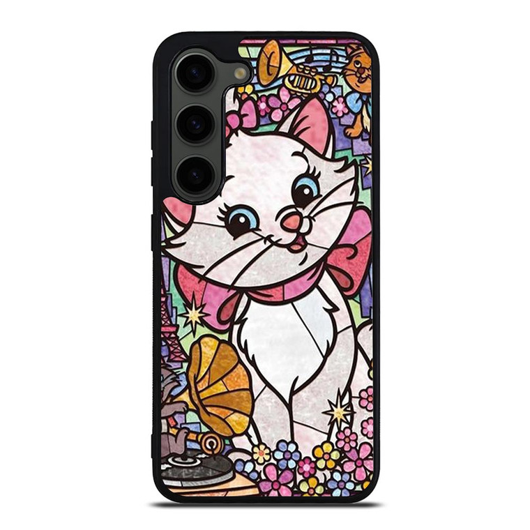 MARIE THE ARISTOCATS CAT STENED GLASS Samsung Galaxy S23 Plus Case