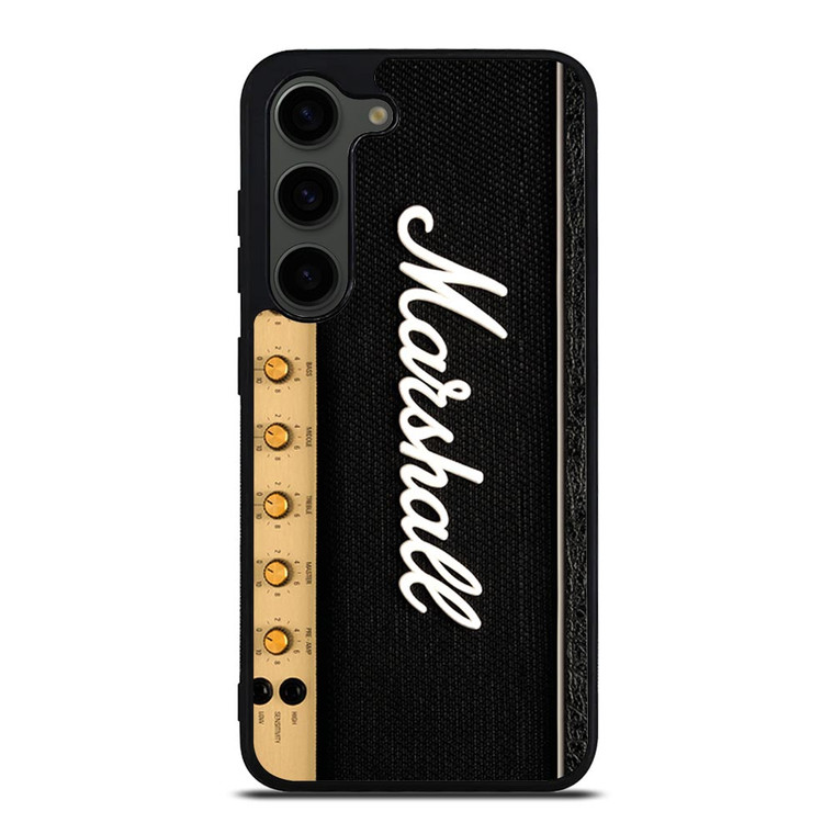 MARSHALL SPEAKER GOLD WOOD Samsung Galaxy S23 Plus Case