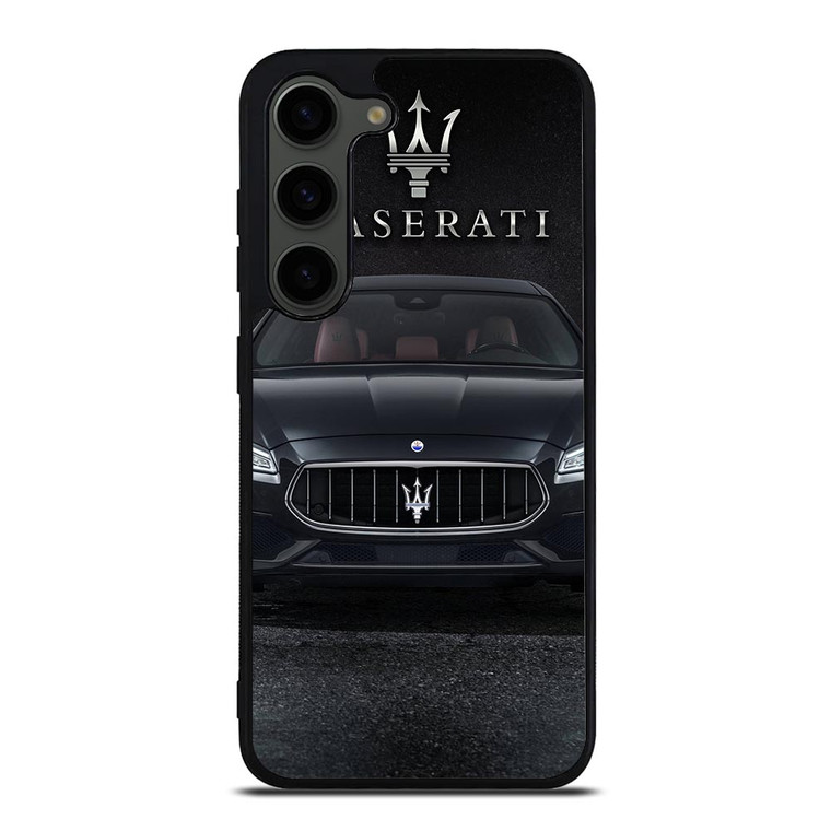 MASERATI CAR BLACK LOGO Samsung Galaxy S23 Plus Case