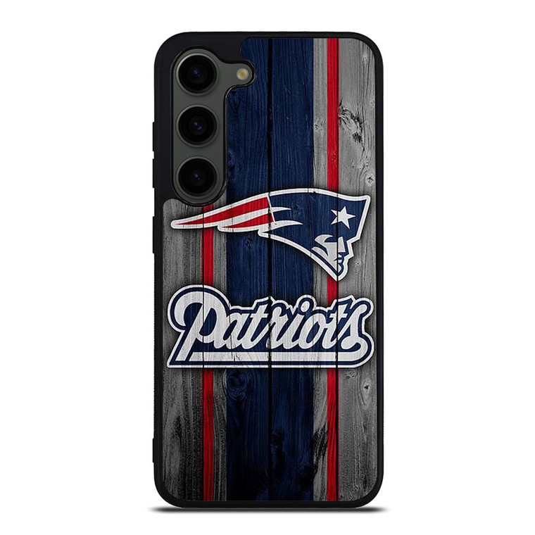 NEW ENGLAND PATRIOTS WOODEN LOGO Samsung Galaxy S23 Plus Case NEW ENGLAND PATRIOTS WOODEN LOGO Samsung Galaxy S23 Plus Case