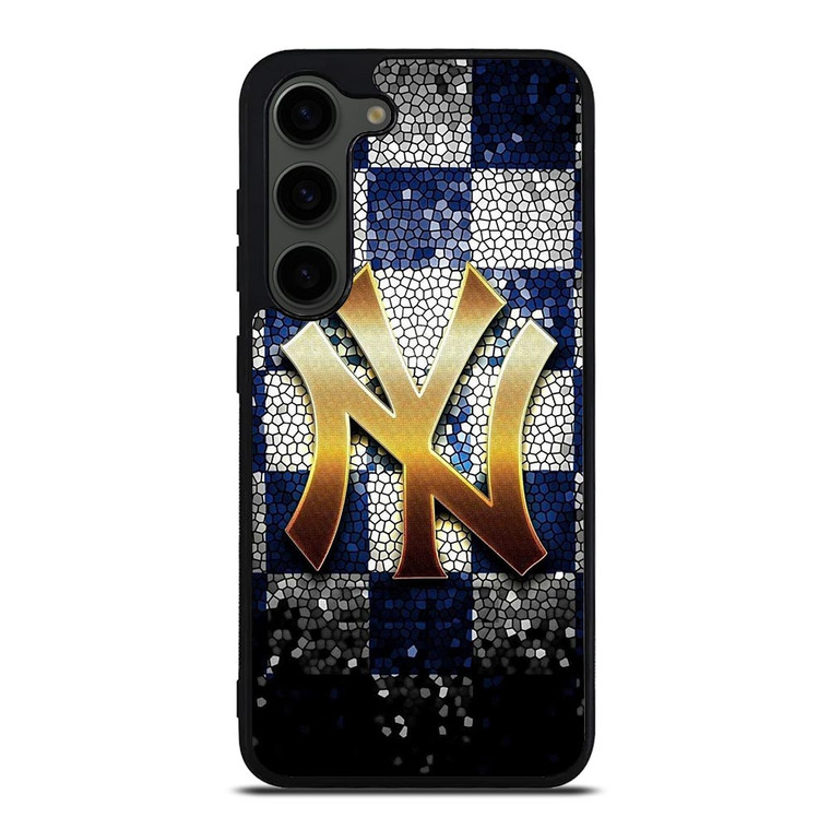 NEW YORK YANKEES GLASS ART Samsung Galaxy S23 Plus Case