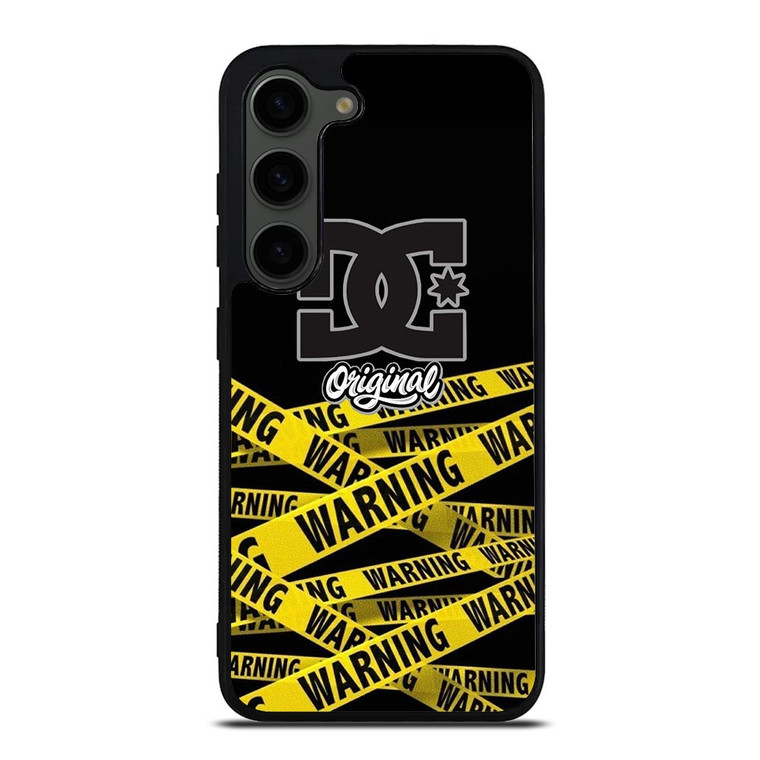 OFF WHITE WARNING DC Samsung Galaxy S23 Plus Case
