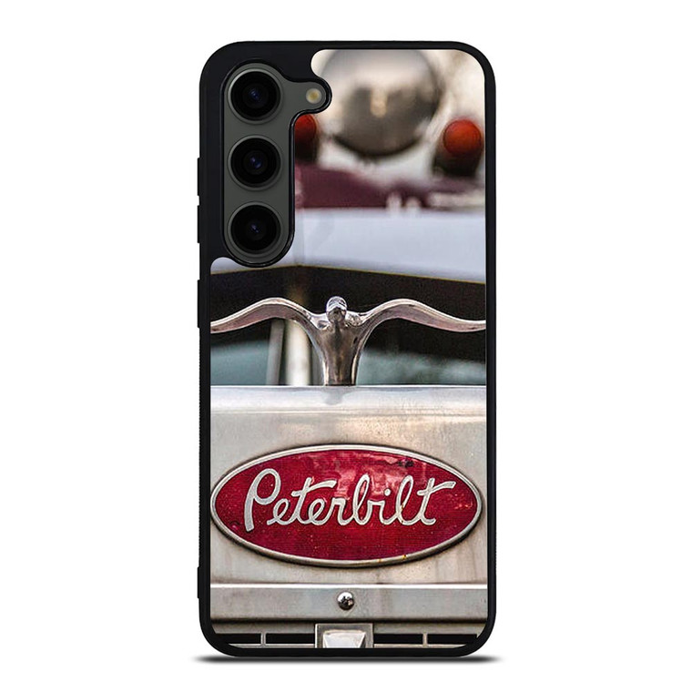 PETERBILT TRUCK METAL EMBLEM Samsung Galaxy S23 Plus Case PETERBILT TRUCK METAL EMBLEM Samsung Galaxy S23 Plus Case