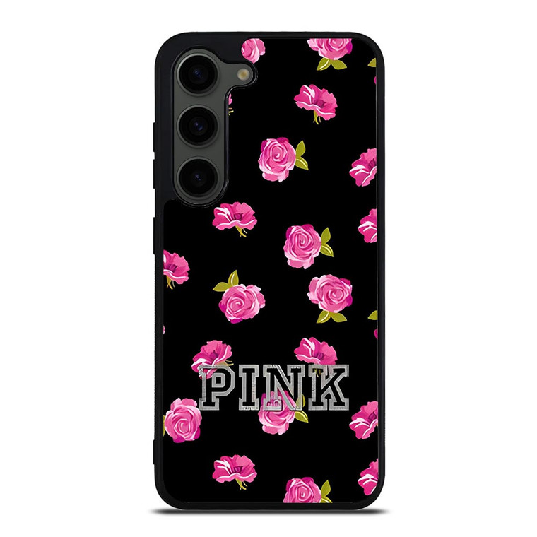 PINK VICTORIA SECRET ROSES Samsung Galaxy S23 Plus Case