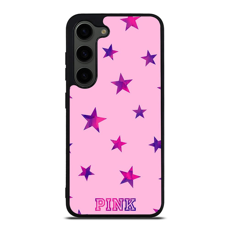 PINK VICTORIA SECRET STARS Samsung Galaxy S23 Plus Case