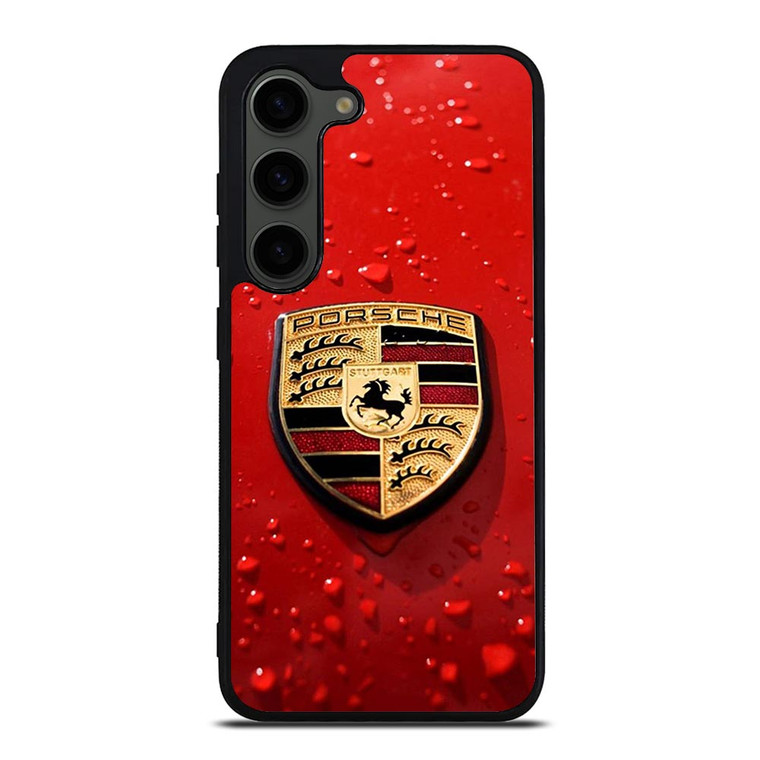 PORSCHE RED EMBLEM Samsung Galaxy S23 Plus Case