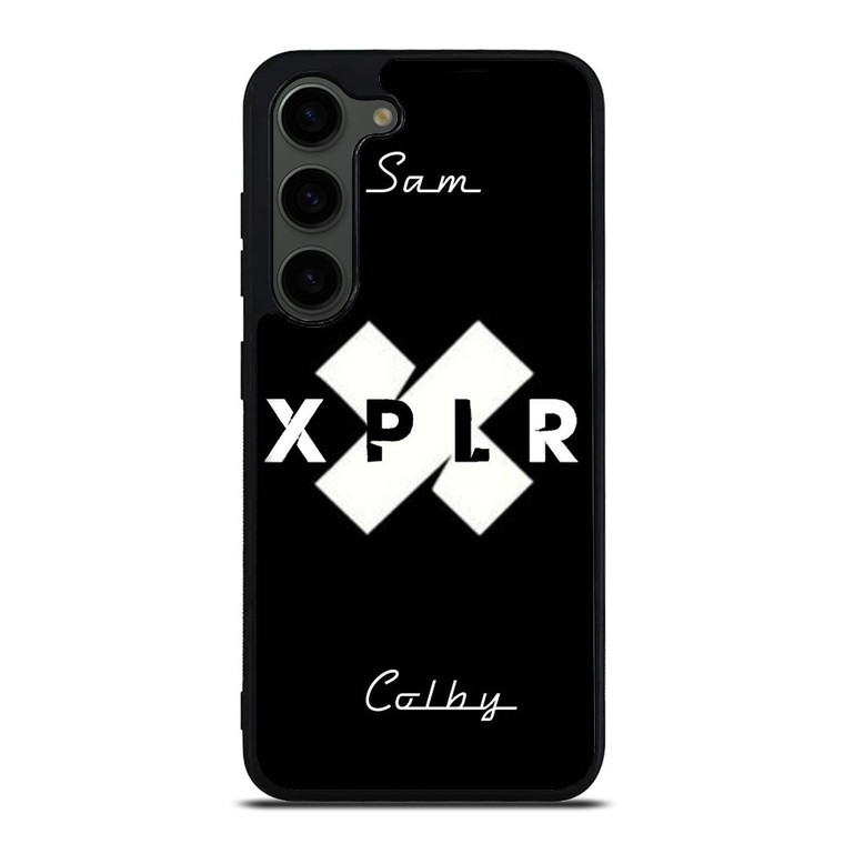 SAM AND COLBY XPLR LOGO Samsung Galaxy S23 Plus Case
