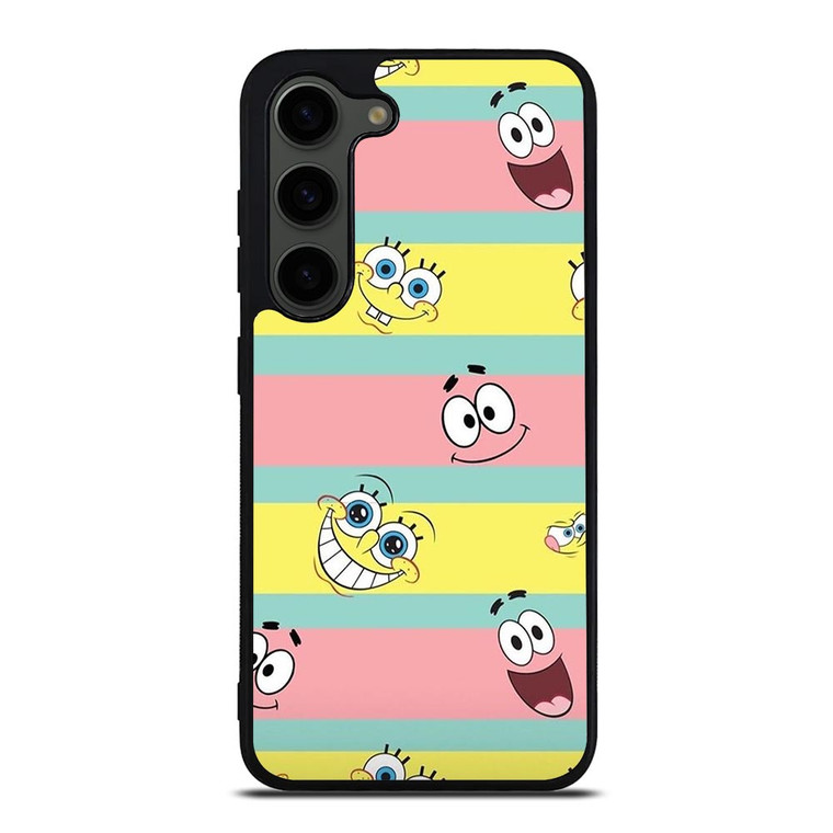 SPONGEBOB PATRICK CUTE STRIPE Samsung Galaxy S23 Plus Case