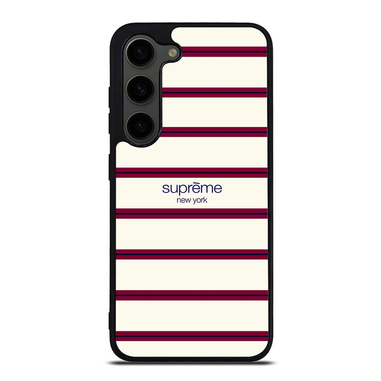 SUPREME NEW YORK RED STRIPE Samsung Galaxy S23 Plus Case