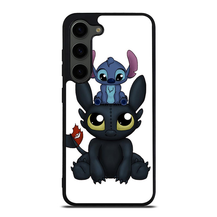 TOOTHLESS AND STITCH CARTOON Samsung Galaxy S23 Plus Case