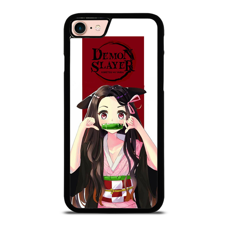 ANIME DEMON SLAYER KIMETSU NO YAIBA CUTE NEZUKO iPhone 8 Case
