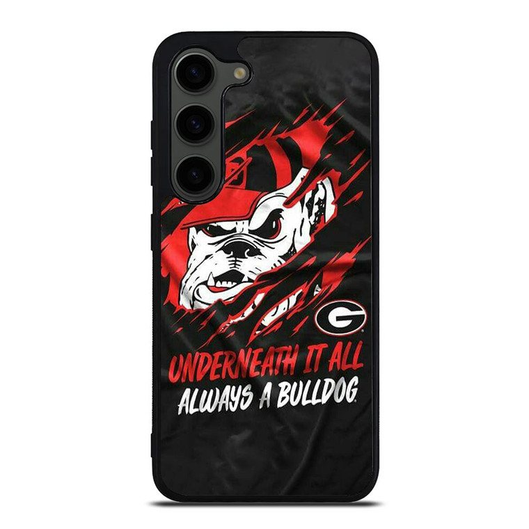 UGA GEORGIA BULLDOGS UNDERNEATH IT ALL Samsung Galaxy S23 Plus Case