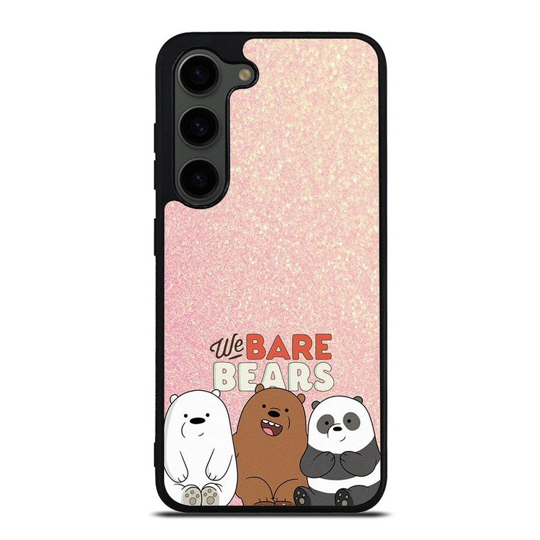 WE BARE BEARS PINK GILTTER Samsung Galaxy S23 Plus Case WE BARE BEARS PINK GILTTER Samsung Galaxy S23 Plus Case