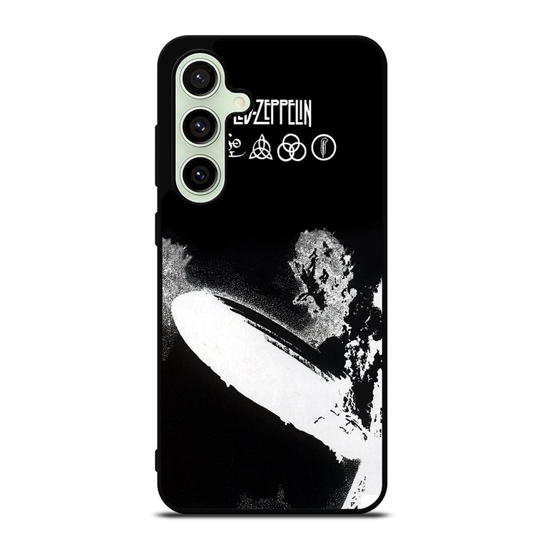 LED ZEPPELIN BLACK WHITE LOGO Samsung Galaxy S24 FE Case