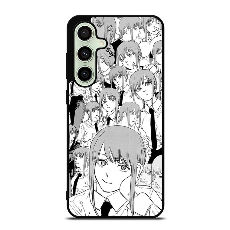 MAKIMA CHAINSAW MAN COLLAGE Samsung Galaxy S24 FE Case