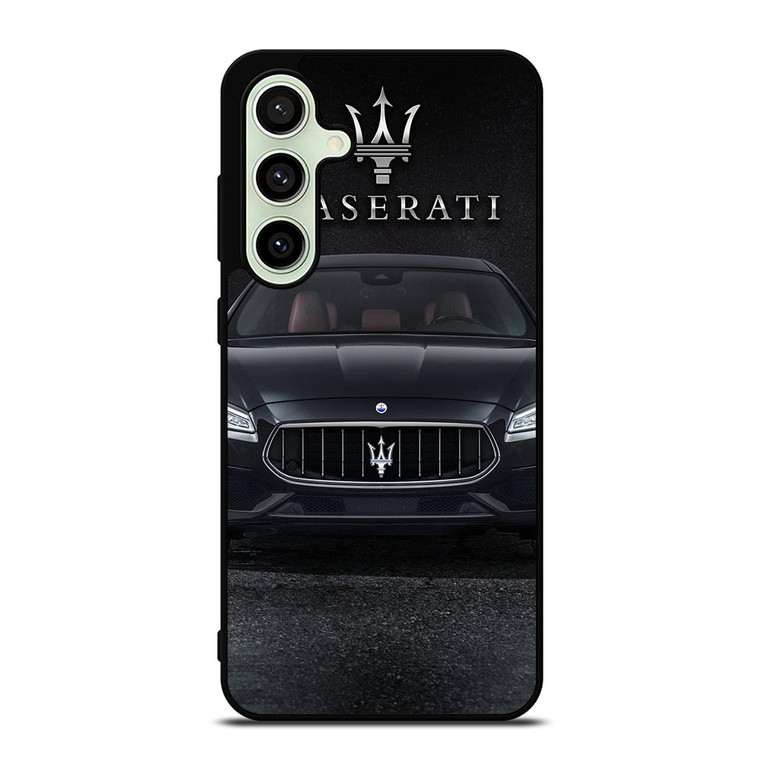 MASERATI CAR BLACK LOGO Samsung Galaxy S24 FE Case