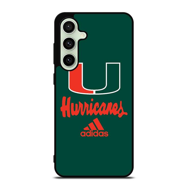 MIAMI HURRICANES GREEN LOGO Samsung Galaxy S24 FE Case