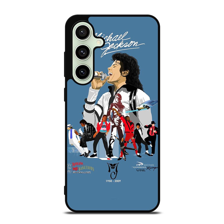 MICHAEL JACKSON CARTOON Samsung Galaxy S24 FE Case