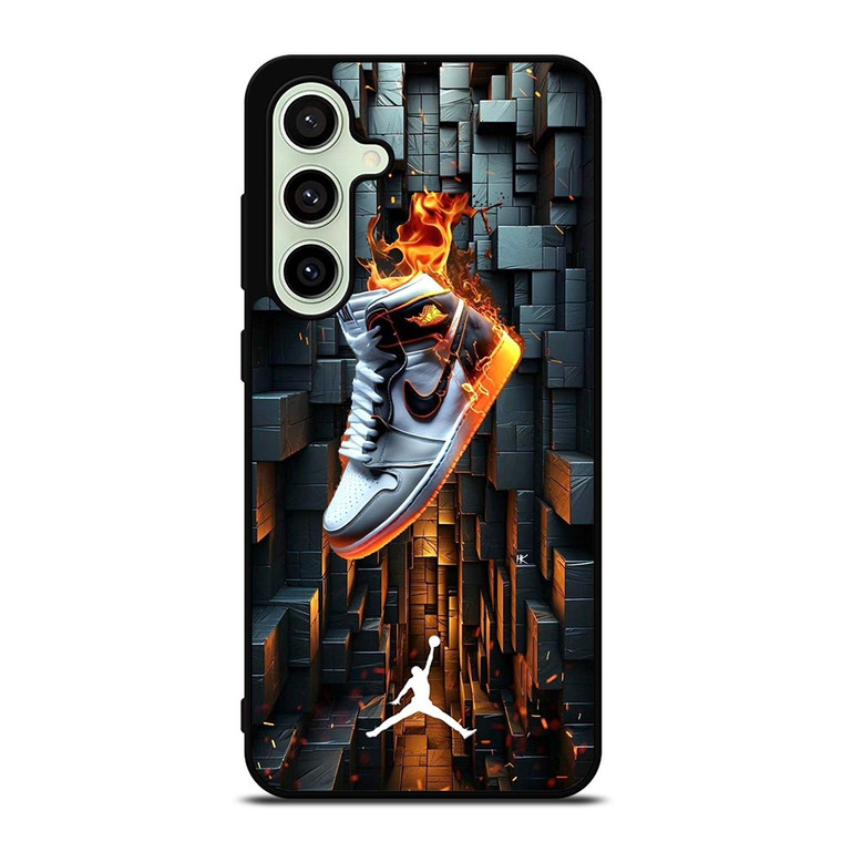 MICHAEL JORDAN AIR SHOES Samsung Galaxy S24 FE Case