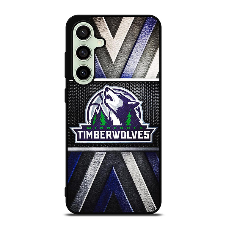 MINNESOTA TIMBERWOLVES METAL SYMBOL Samsung Galaxy S24 FE Case MINNESOTA TIMBERWOLVES METAL SYMBOL Samsung Galaxy S24 FE Case