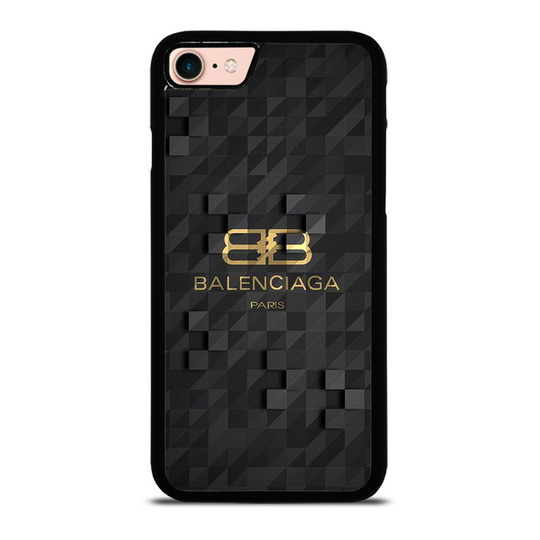 BALENCIAGA BLACK CUBE LOGO iPhone 8 Case