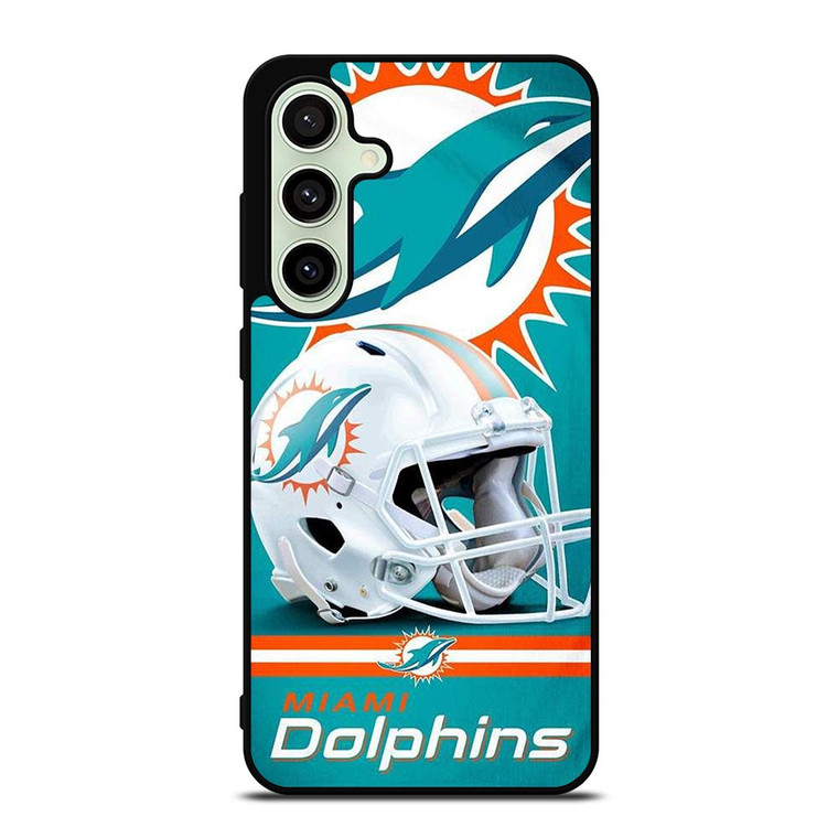 NFL MIAMI DOLPHINS HELMET LOGO Samsung Galaxy S24 FE Case