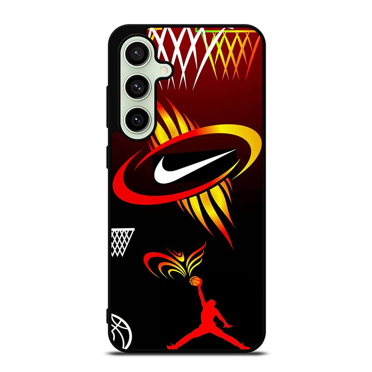 NIKE AIR JORDAN BASKETBALL ART Samsung Galaxy S24 FE Case