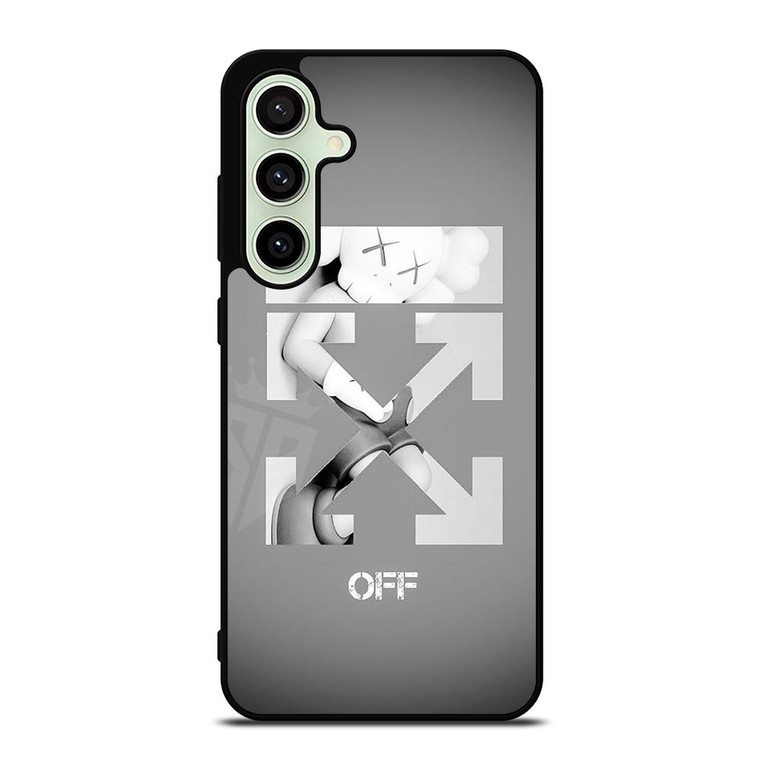 OFF WHITE KAWS Samsung Galaxy S24 FE Case