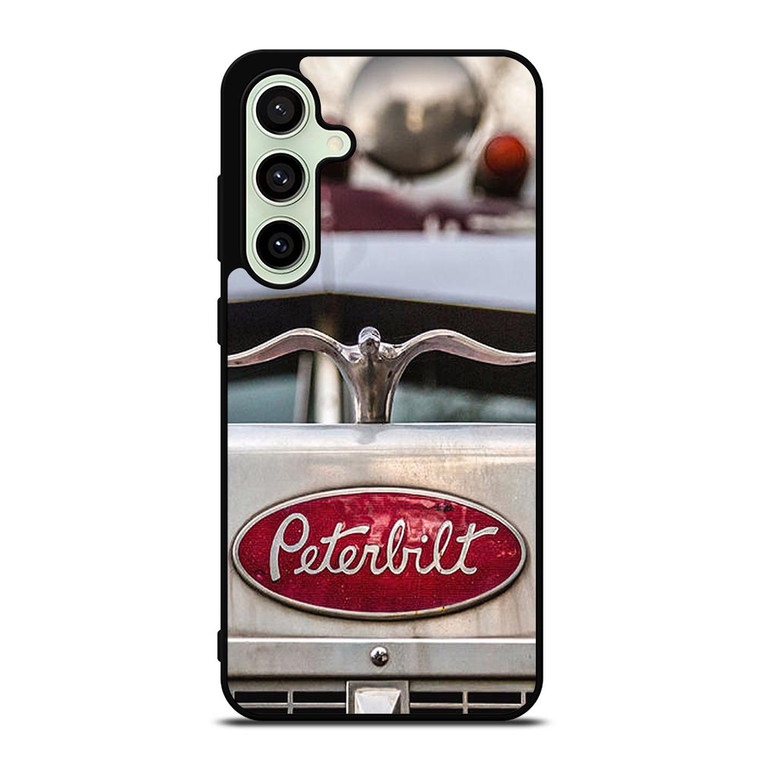 PETERBILT TRUCK METAL EMBLEM Samsung Galaxy S24 FE Case PETERBILT TRUCK METAL EMBLEM Samsung Galaxy S24 FE Case