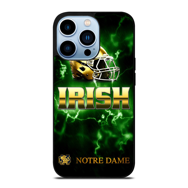 NOTRE DAME IRISH LOGO GREEN iPhone 13 Pro Max Case
