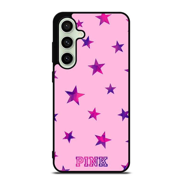 PINK VICTORIA SECRET STARS Samsung Galaxy S24 FE Case