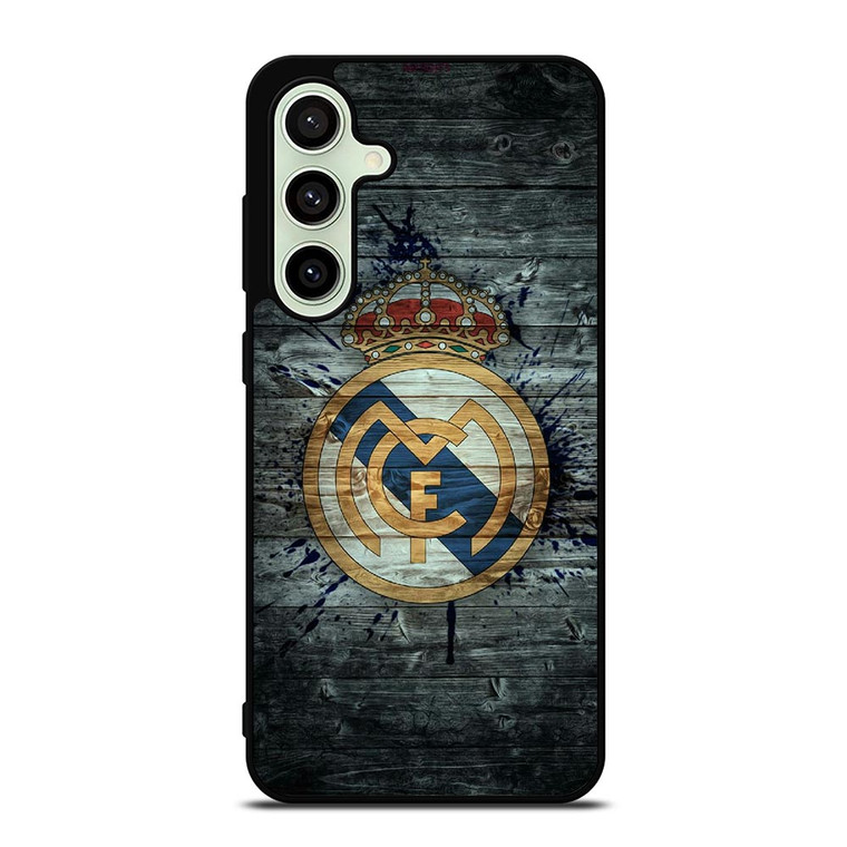REAL MADRID WOODEN LOGO Samsung Galaxy S24 FE Case REAL MADRID WOODEN LOGO Samsung Galaxy S24 FE Case