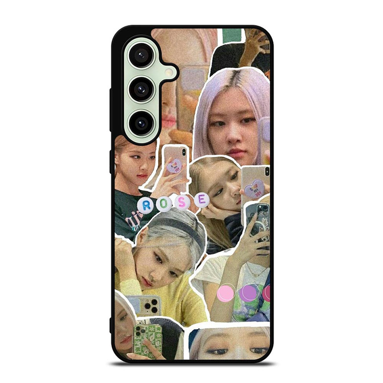ROSE BLACKPINK AESTHETIC COLLAGE Samsung Galaxy S24 FE Case