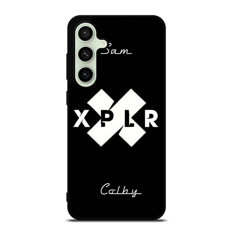SAM AND COLBY XPLR LOGO Samsung Galaxy S24 FE Case