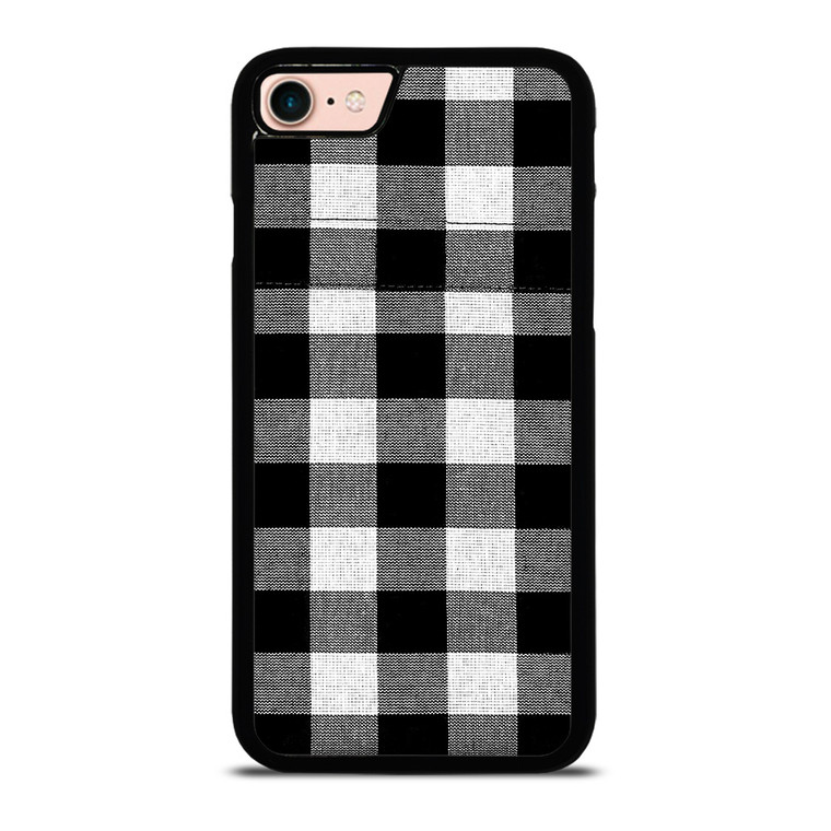 BLACK AND WHITE BUFFALO iPhone 8 Case