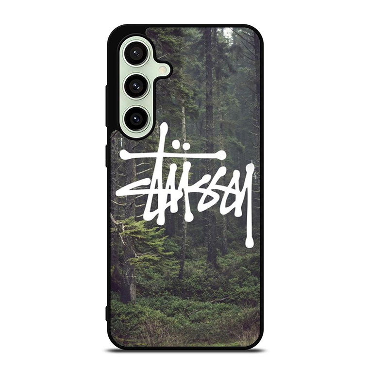 STUSSY SPOOKY FOREST LOGO Samsung Galaxy S24 FE Case