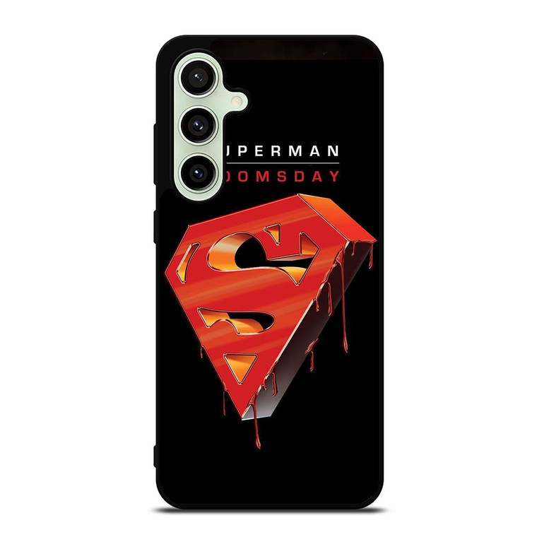 SUPERMAN DOOMSDAY LOGO Samsung Galaxy S24 FE Case