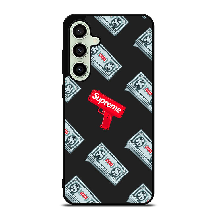SUPREME MONEY GUN Samsung Galaxy S24 FE Case