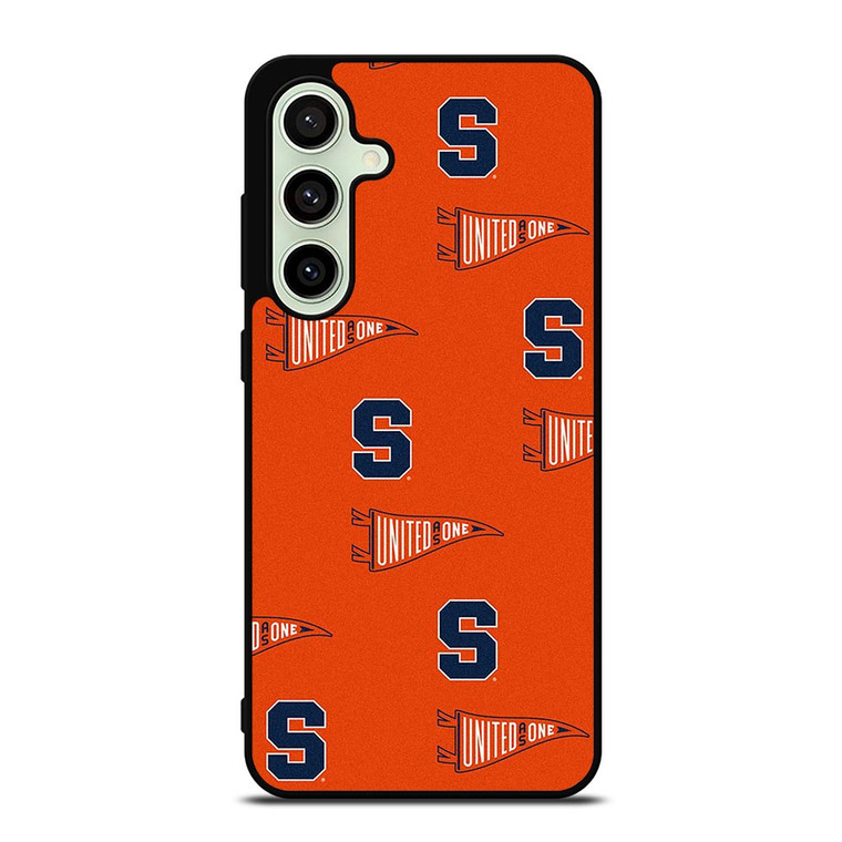 SYRACUSE ORANGE LOGO PATTERN Samsung Galaxy S24 FE Case