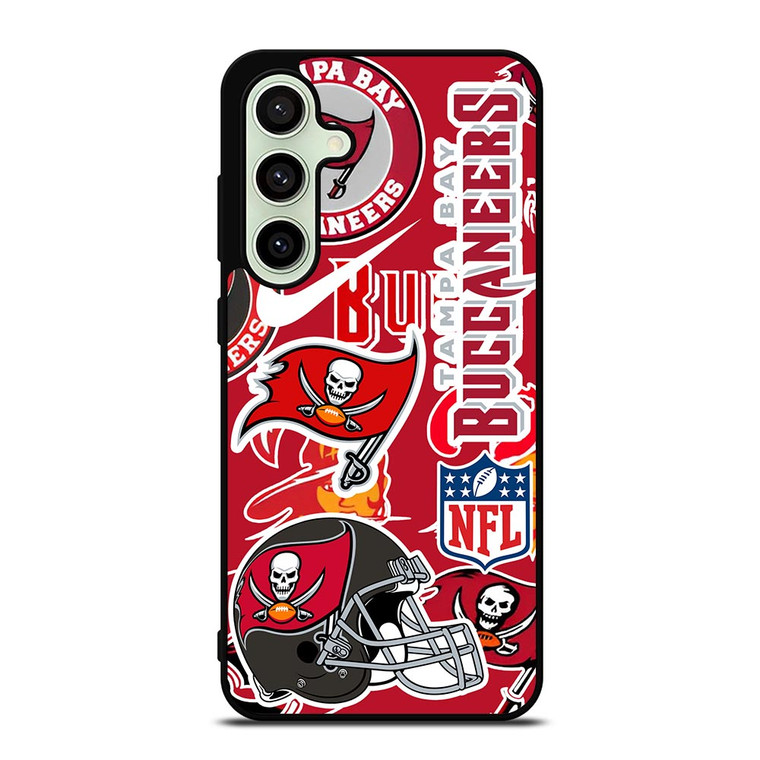 TAMPA BAY BUCCANEERS NFL STICKER BOMB Samsung Galaxy S24 FE Case