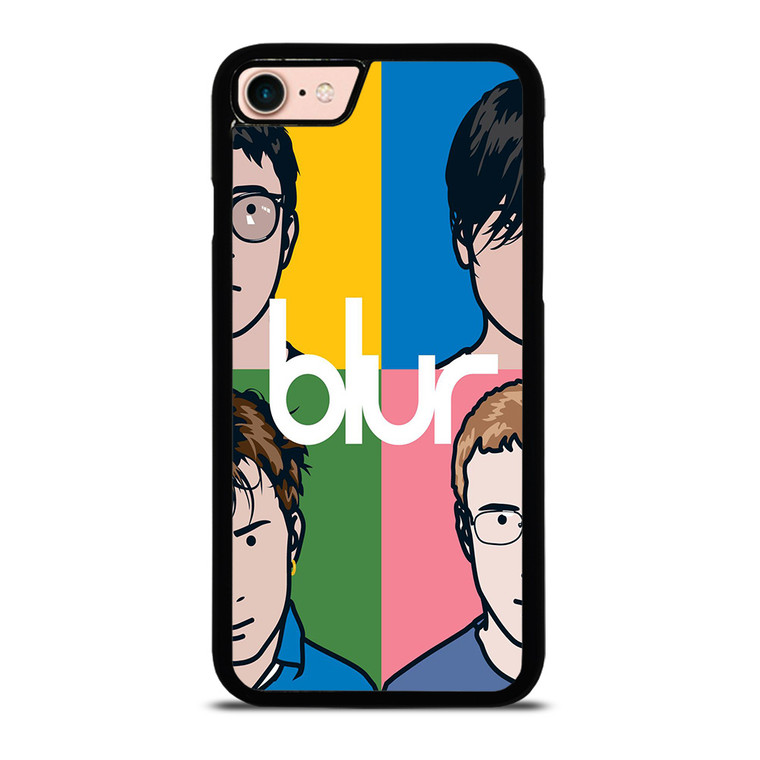 BLUR ROCK BAND ART COVER iPhone 8 Case