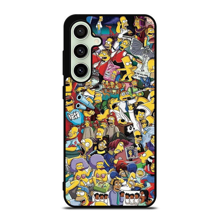 THE SIMPSONS ALL COLLAGE Samsung Galaxy S24 FE Case