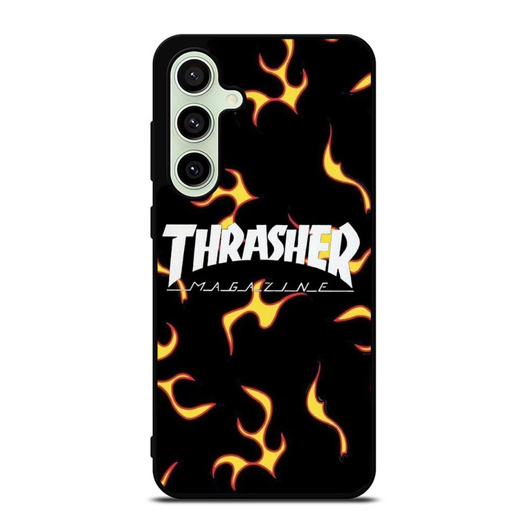THRASHER SKATEBOARD MAGAZINE FLAME Samsung Galaxy S24 FE Case