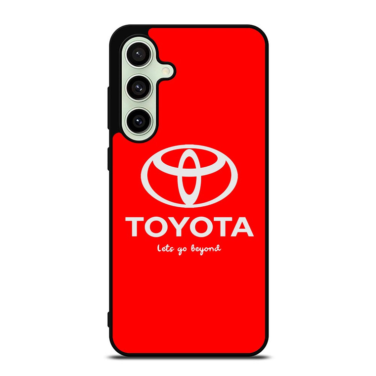 TOYOTA LETS GO BEYOND LOGO RED Samsung Galaxy S24 FE Case