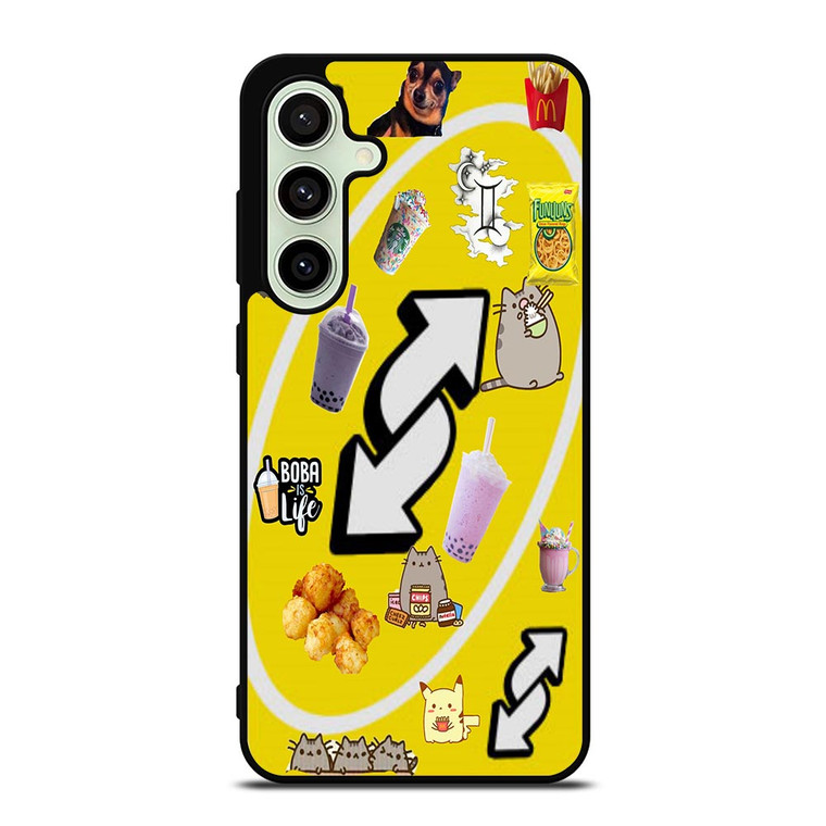 UNO REVERSE CARD CUTE COLLAGE Samsung Galaxy S24 FE Case
