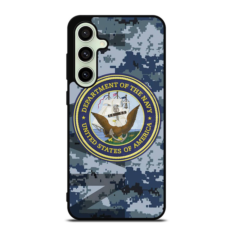 US NAVY CAMO LOGO Samsung Galaxy S24 FE Case